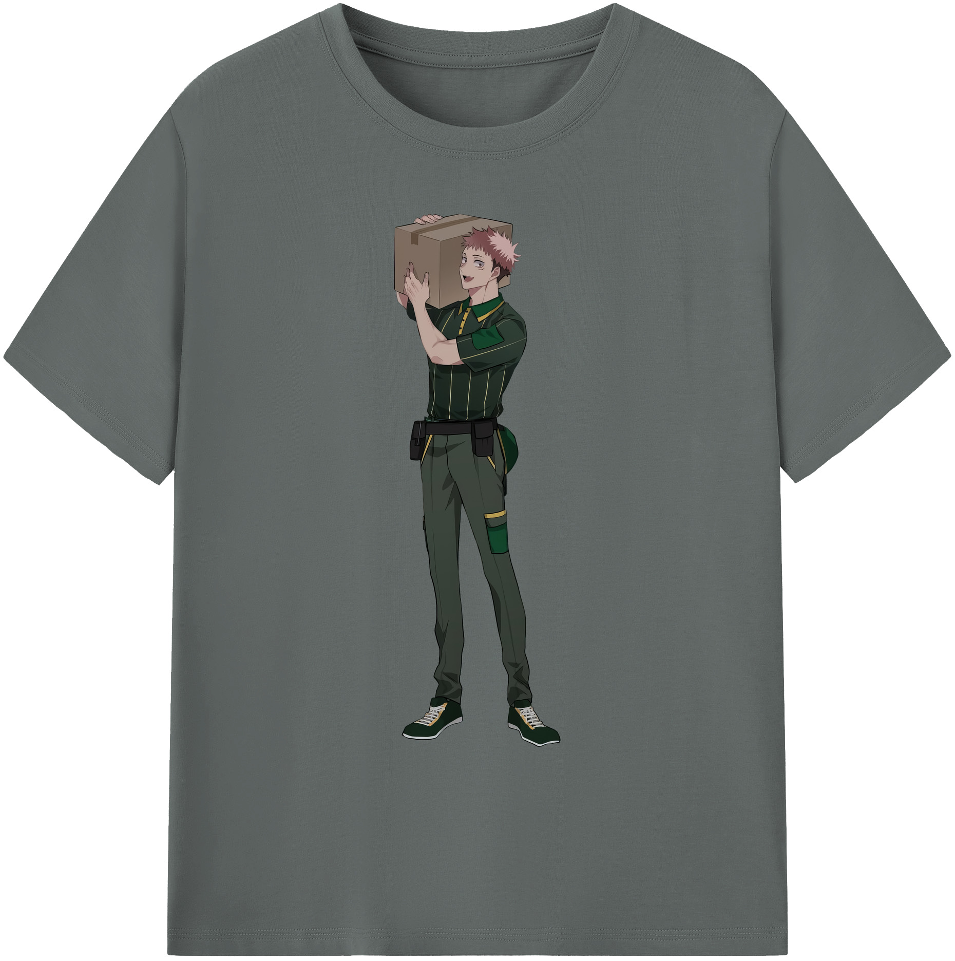 （画像用） 呪術廻戦 Jujutsu Kaisen 綿100％ メンズ半袖Tシャツ｜肌触りやわらか＆通気性